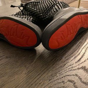 Christian Louboutin Winter boots black spike accent